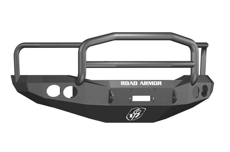 Dodge 2500 Front Bumper - Road Armor - Stealth Winch Bumper w/Lonestar Guard - Tex Blk - `06-`09